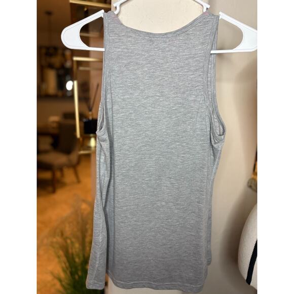 Superdry Women's Osaka Gray Racerback Tank Size M 4-10 - Picture 4 of 6